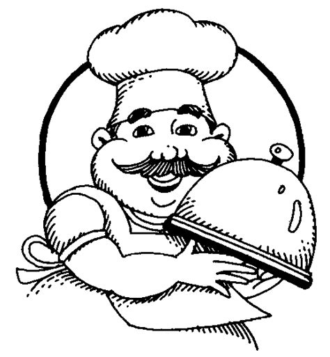 Chef Clipart Black And White Danasoiac Top Clipartix