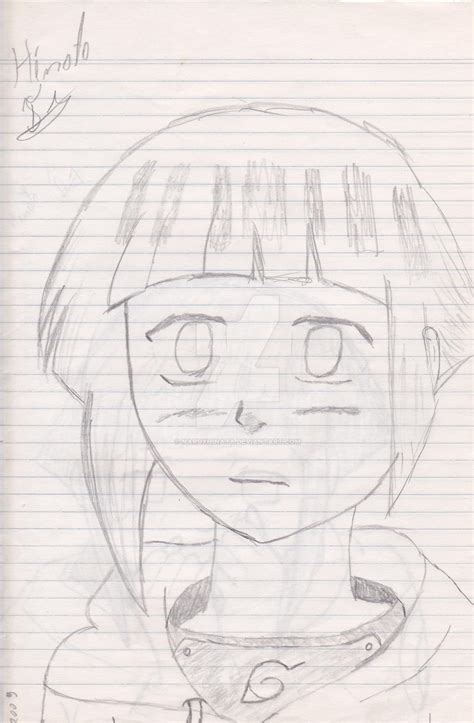 Hinata Drawing By Me By Naruxhinata On Deviantart