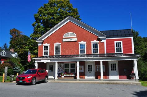 Grafton Vt Town Hall And Us Post Office Editorial Stock Image Image