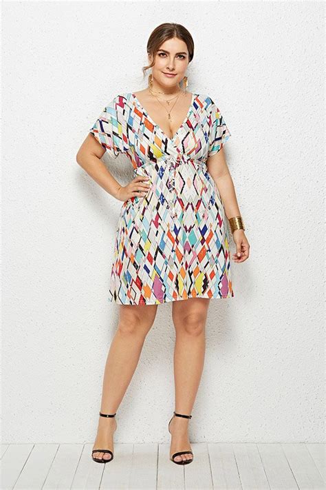 Cheap Plus Size Summer Dresses With Floral Printed Free Download Nude