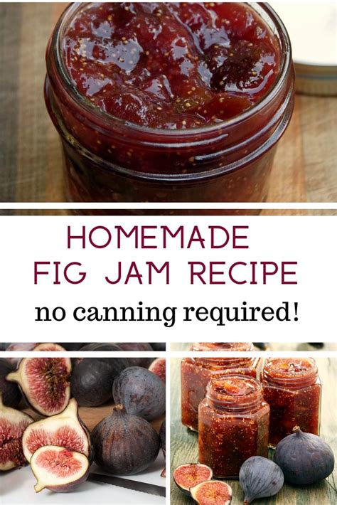Fig Jam Is Easy To Make With No Canning Required Recipe Homemade