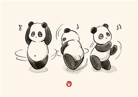 Dancing Panda Panda Wallpapers Cute Wallpapers Animal Drawings Cute