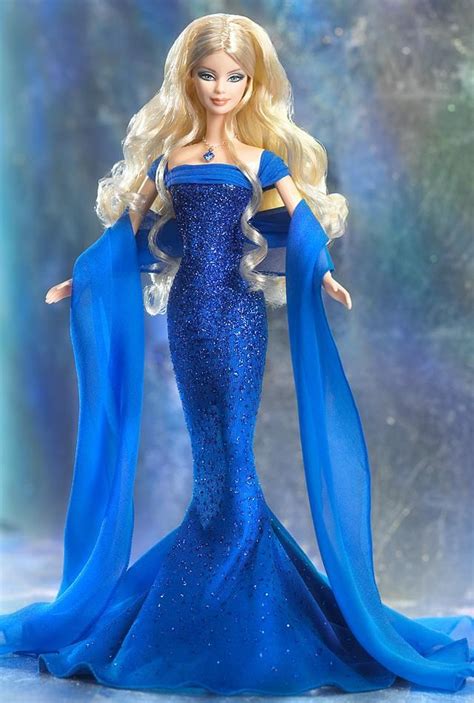My Favorite Birthstone Barbie Sapphire Barbie Kleider
