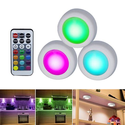 With remote controller to adjust installation after installation, to make the remote control to work, after inserting batteries, you have to turn off and on several times the youoklight. Wireless LED Puck Lights, 12 Colours Changing Closet ...