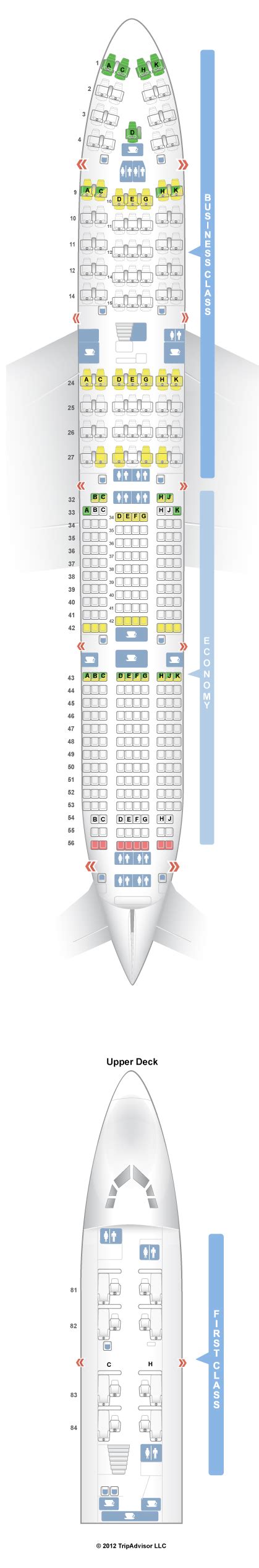 Seatguru Seat Map Lufthansa Boeing 747 400 744 V1