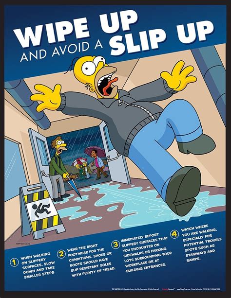 Simpson S Safety Posters Imgur Health And Safety Poster Safety