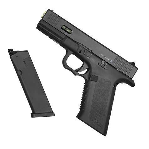 Pistola Glock G17 Kwc Airgun Co2 45mm Blowback Metal Coldre Prime Guns