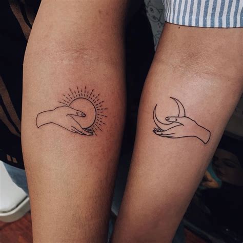 80 creative tattoos you ll want to get with your best friend cute matching tattoos matching
