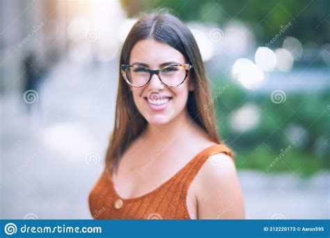 Young Beautiful Woman Smiling Happy And Confident Stock Image Image