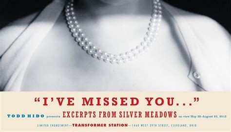Todd Hido Woman In Pearls Silver Meadows 2013 Exhibition Poster 12 X