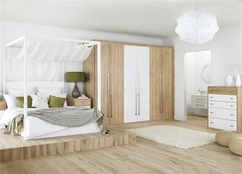 In this bedroom, shiplap walls and a wood platform bed introduce rustic charm, but generous doses of white keep the look bright and contemporary. Mix and match fitted bedroom furniture - Fitted Wardrobe ...