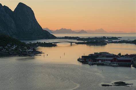 Reine Harbor At Sunset Moskenesoya Photograph By Cody Duncan Pixels