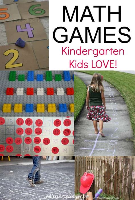 Kindergarten Active Math Games Coffee Cups And Crayons