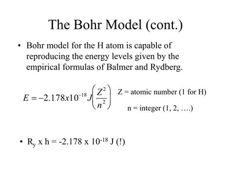 Ppt Bohr Model Of The Atom Powerpoint Presentation Free Download