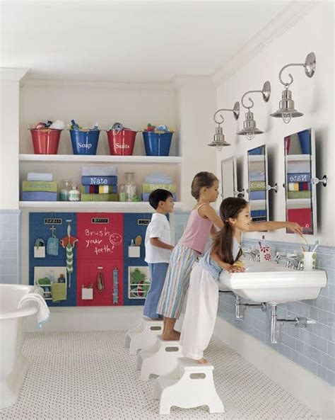 50 Clever Kids Bathroom Ideas To Organize The Chaos