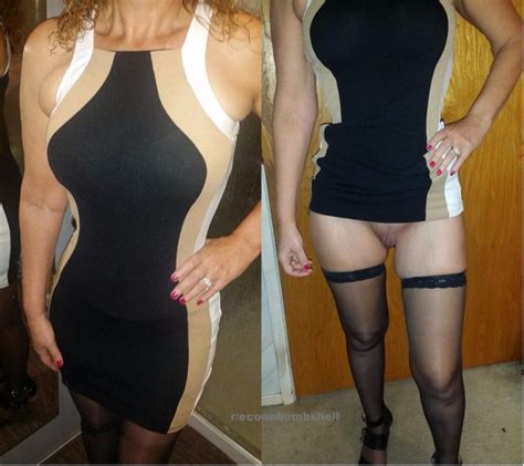 Married Mom About To Go On Date Night Shows Hubby What S Under The Dress Porn Pic