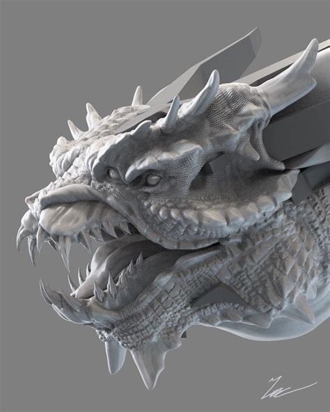 Artstation Chinese Dragon Zbrush Sculpt Resources Chinese Dragon