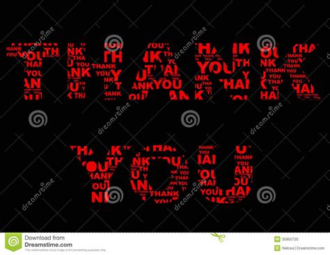 Come and snatch up your 10 free prnitable thank you cards! Red Thank You stock illustration. Image of calligraphy ...