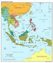 Large scale political map of Southeast Asia – 2012 | Vidiani.com | Maps ...