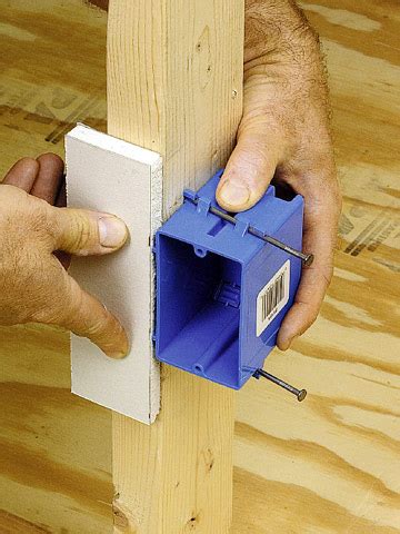 Electrical connections for a garbage disposal. Installing an Electrical Box in Framing | Better Homes & Gardens