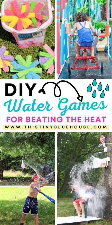 20 Fun Diy Outdoor Water Games For Kids This Tiny Blue House