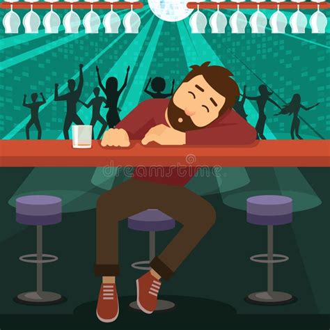 Asleep Drunk Man Stock Illustrations 110 Asleep Drunk Man Stock Illustrations Vectors