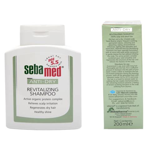 buy sebamed anti dry revitalizing shampoo 200ml online at best price netmeds