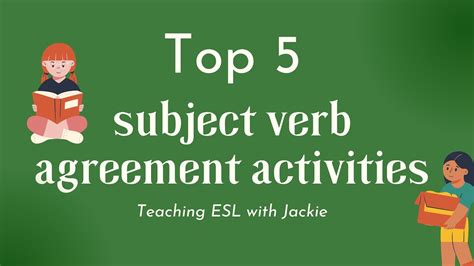 Top Subject Verb Agreement Activities Subject Verb Agreement Games