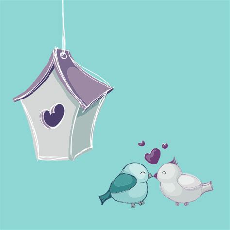 Vector Graphics Of Two Birds Kissing Free Svg
