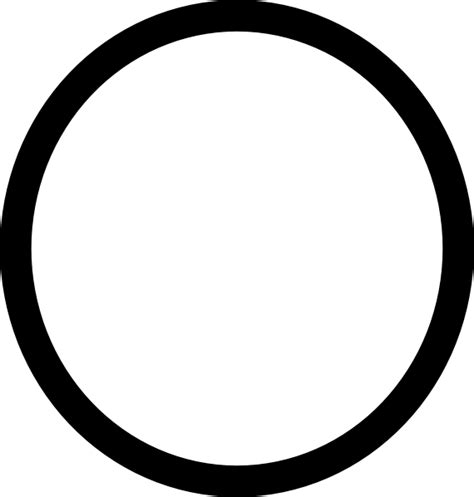 13 Circle Outline Vector Images Black Circle Transparent