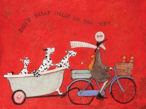Canvas Print Sam Toft Don T Dilly Dally On The Way Fine Art Prints