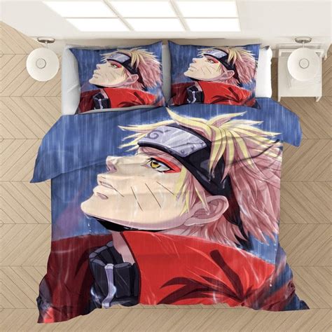Tsunade Jiraiya Naruto Sage Mode Vibrant Fan Art Bedding Set Saiyan Stuff