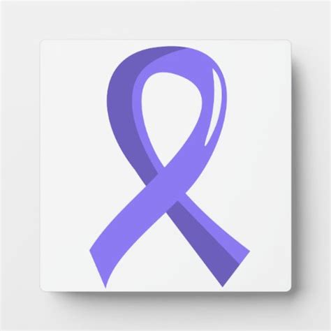 Esophageal Cancer Periwinkle Ribbon 3 Plaques Zazzle