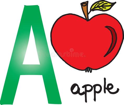 Letter A Apple Royalty Free Stock Images Image 10049999