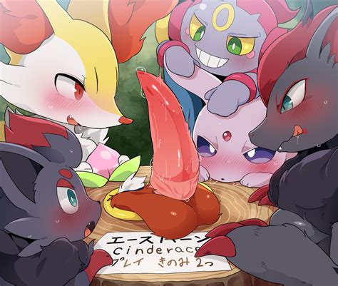 Rule 34 Ambiguous Gender Anthro Blush Braixen Cinderace Dagasi