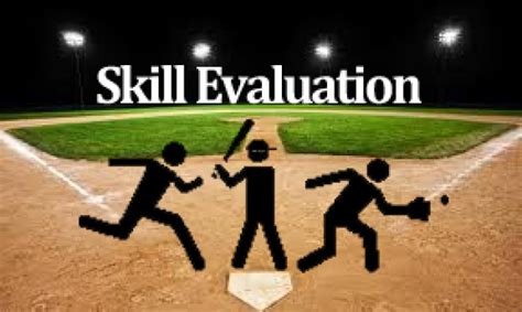 Baseball 6u 14u Player Skill Evaluation