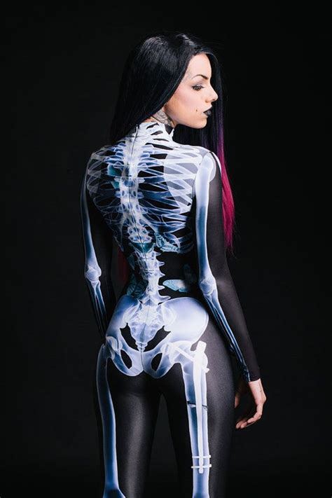 Skeleton Costume Sexy Cosplay Costume Women Skeleton Etsy Sexy Halloween Costumes Women