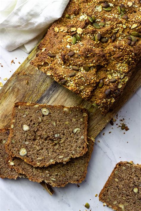 Seed Nut Whole Grain Bread With Spelt Or Wheatvegan Wfpb Ve