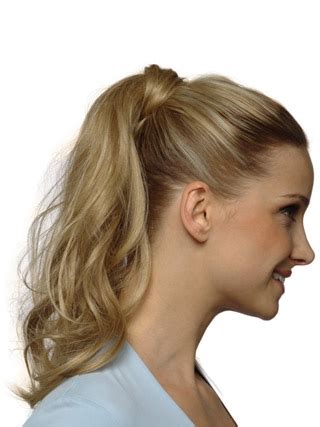 Synthetic Blonde Mature Ponytails Cheap Real Hair Ponytails