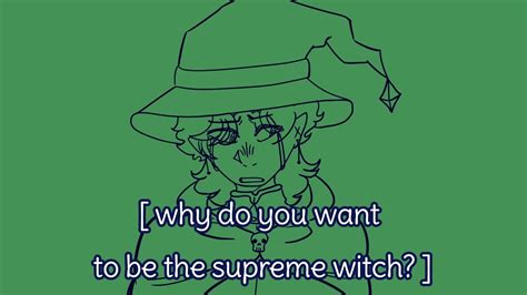 Why Do You Want To Be The Supreme Witch Witch Craft Smp