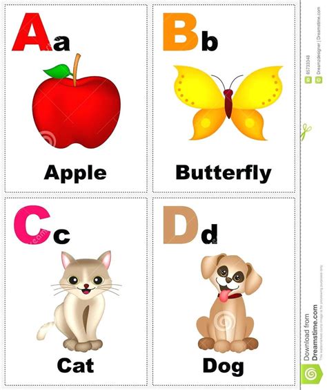 8 Free Printable Educational Alphabet Flashcards For Kids 6 Best