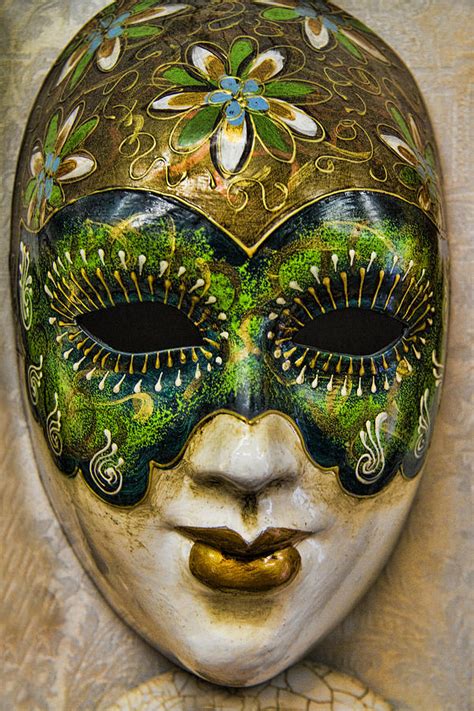 Venetian Carnaval Mask Photograph By David Smith