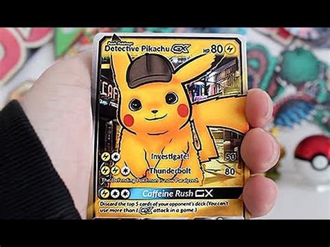 Fast & free shipping on many items! Detective Pikachu GX Pokemon Card - YouTube