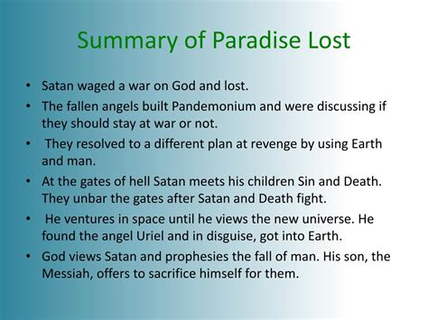 Ppt John Miltons Paradise Lost Powerpoint Presentation Free