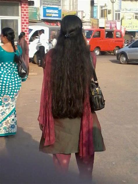 Indian Long Hair Girls Indian Girl With Loose Long Hair Style In Churidar