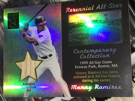 Manny Ramirez 2003 Topps Tribute Perennial All Star Relics Game Used