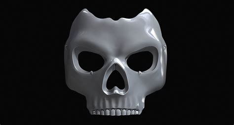 Metal Ghost Mask 3d Printable Model Cgtrader