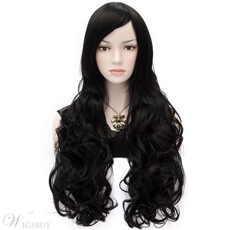 Any color, any style, but obviously the picture needs to feature hair. Sexy Anastasia Fashion Super Long Wavy Black Hair Wig 32 ...