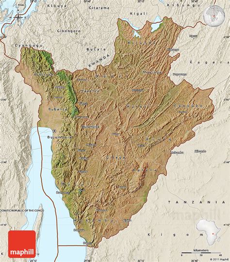 Die nebenstehende karte kannst du gern kostenlos auf deiner eigenen webseite oder reisebericht verwenden. Burundi Satelliten-karte
