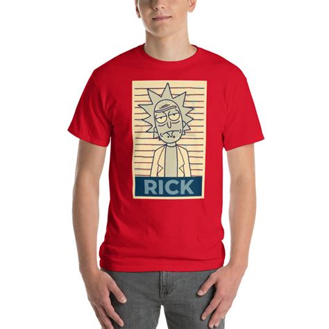 Rick Sanchez Rick And Morty Wanted Poster Short Sleeve Etsy